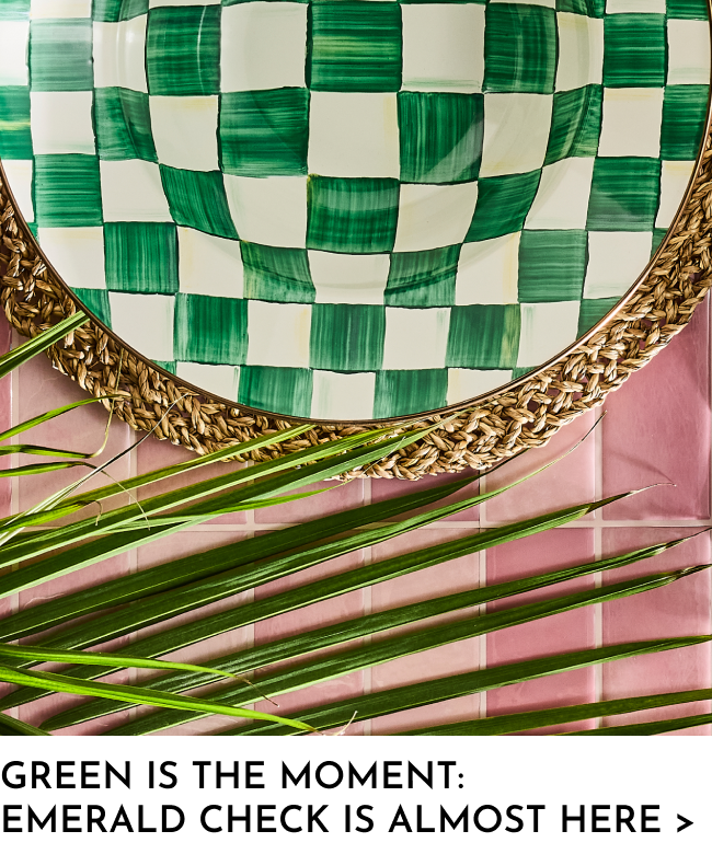 Green Is The Moment: Emerald Check Is Almost Here